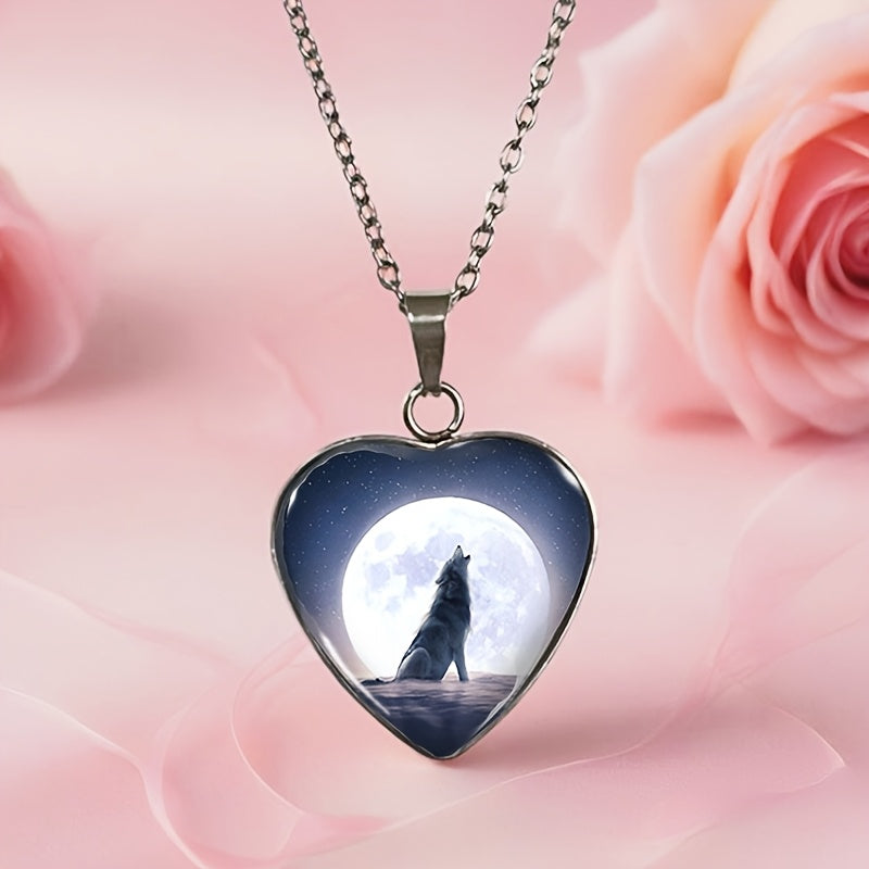 HALSKETTE MIT WOLF ANHÄNGER