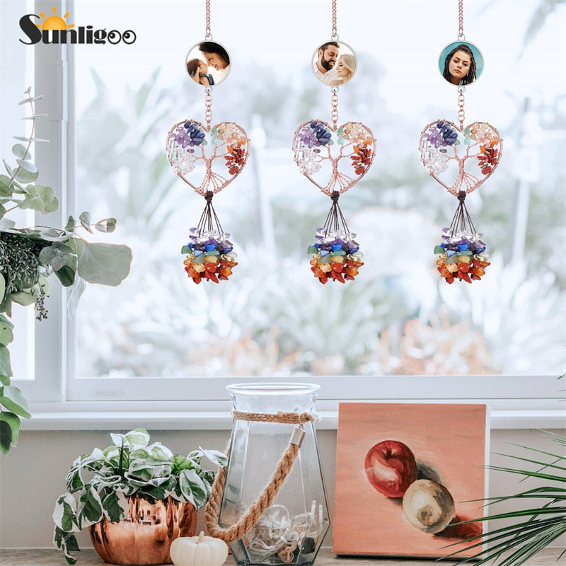 7 CHAKRA BAUM DES LEBENS AUTOAUFHÄNGER