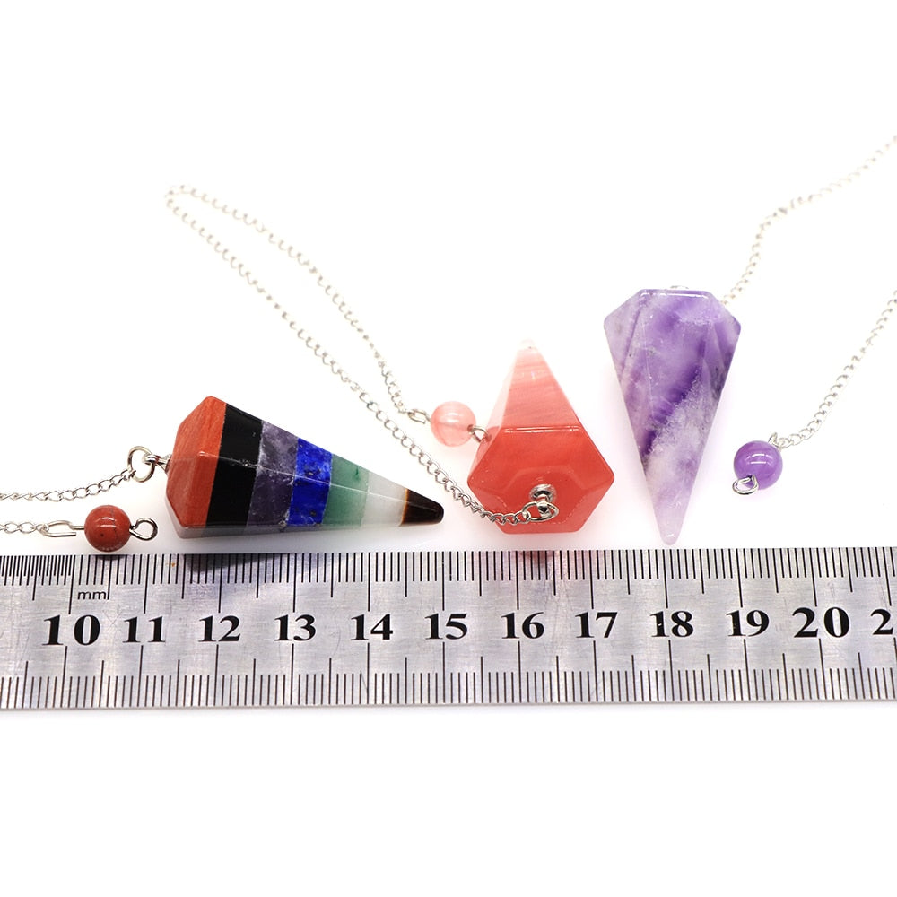 NATÜRLICHE EDELSTEIN PENDEL