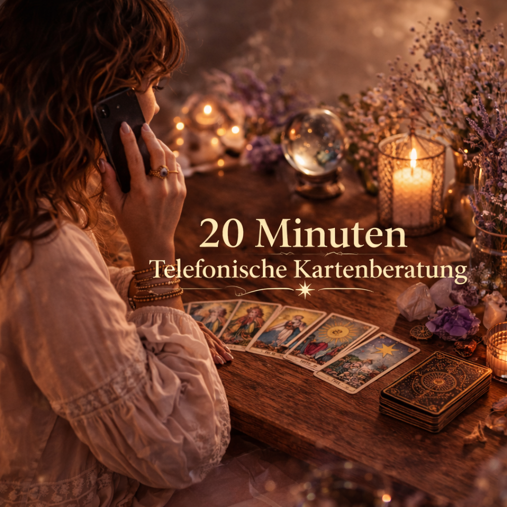 20 Minuten Kartenlegen am Telefon