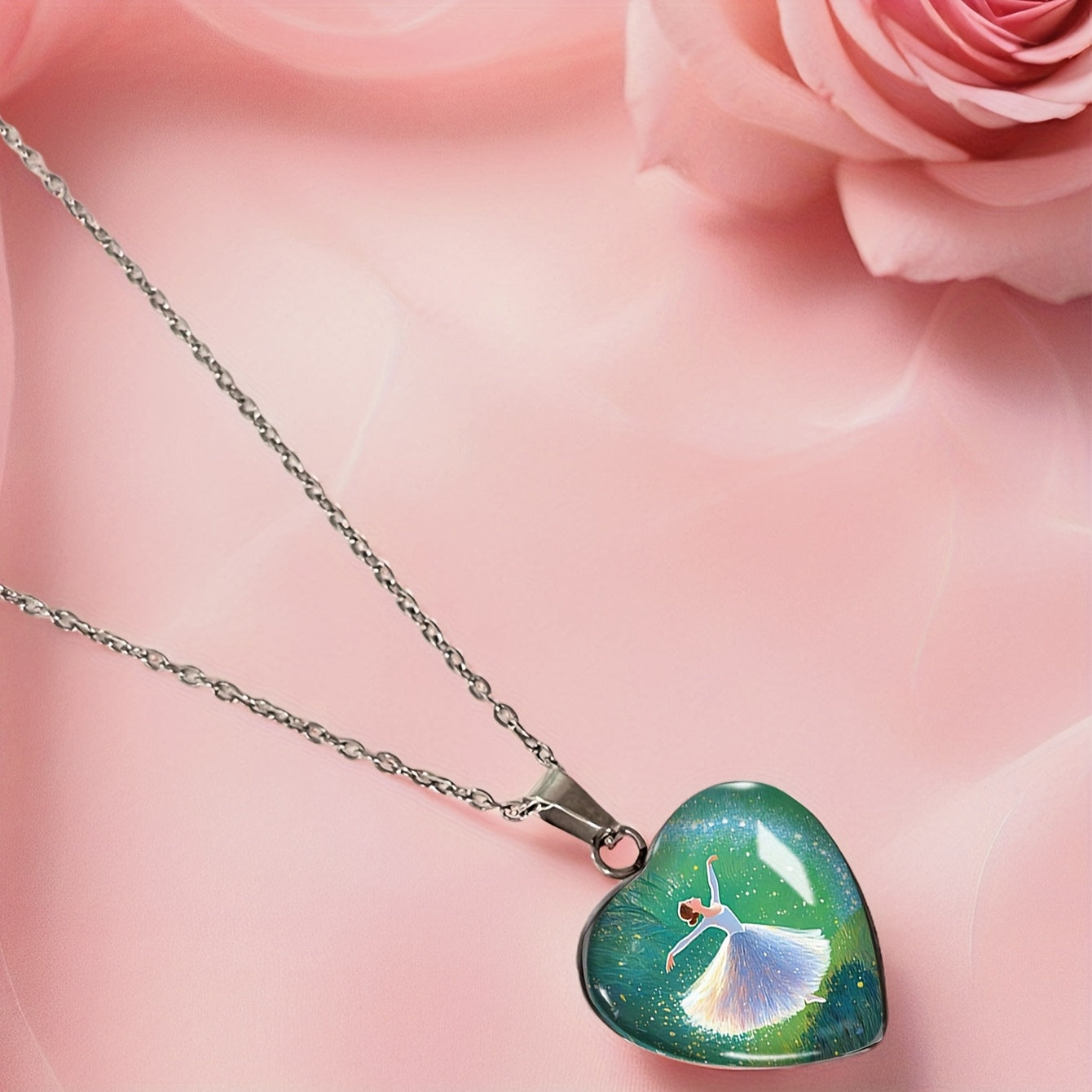 BALLETTÄNZERIN -HALSKETTE MIT ANHÄNGER