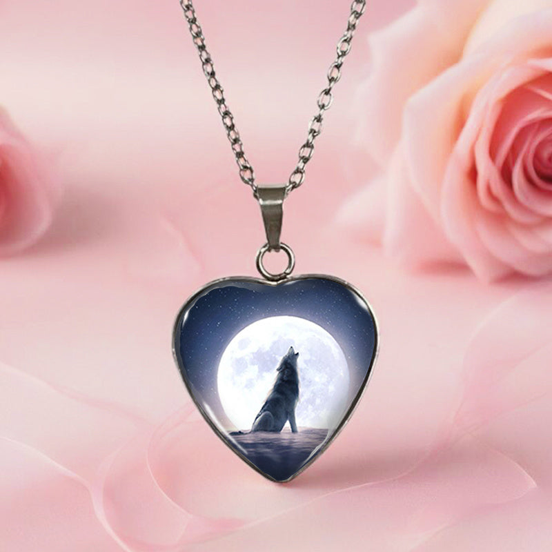 HALSKETTE MIT WOLF ANHÄNGER