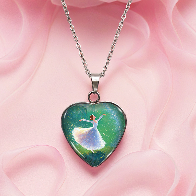 BALLETTÄNZERIN -HALSKETTE MIT ANHÄNGER
