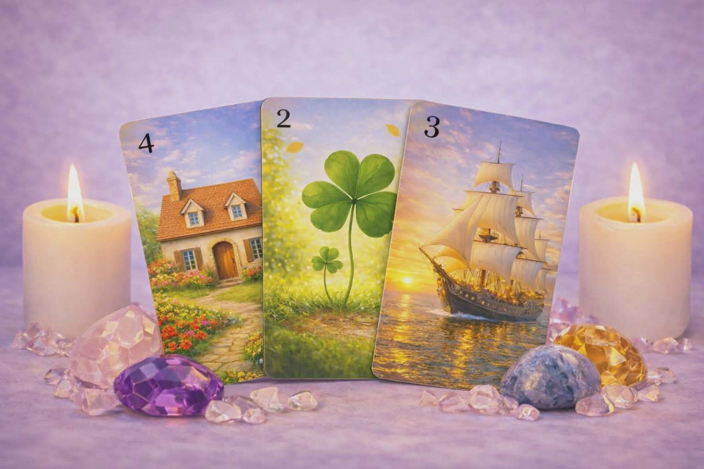 Zauberhaftes Lenormand Kartendeck 56 Karten