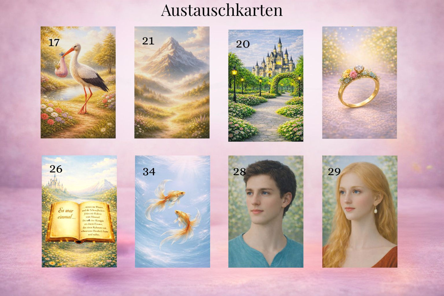 Zauberhaftes Lenormand Kartendeck 56 Karten