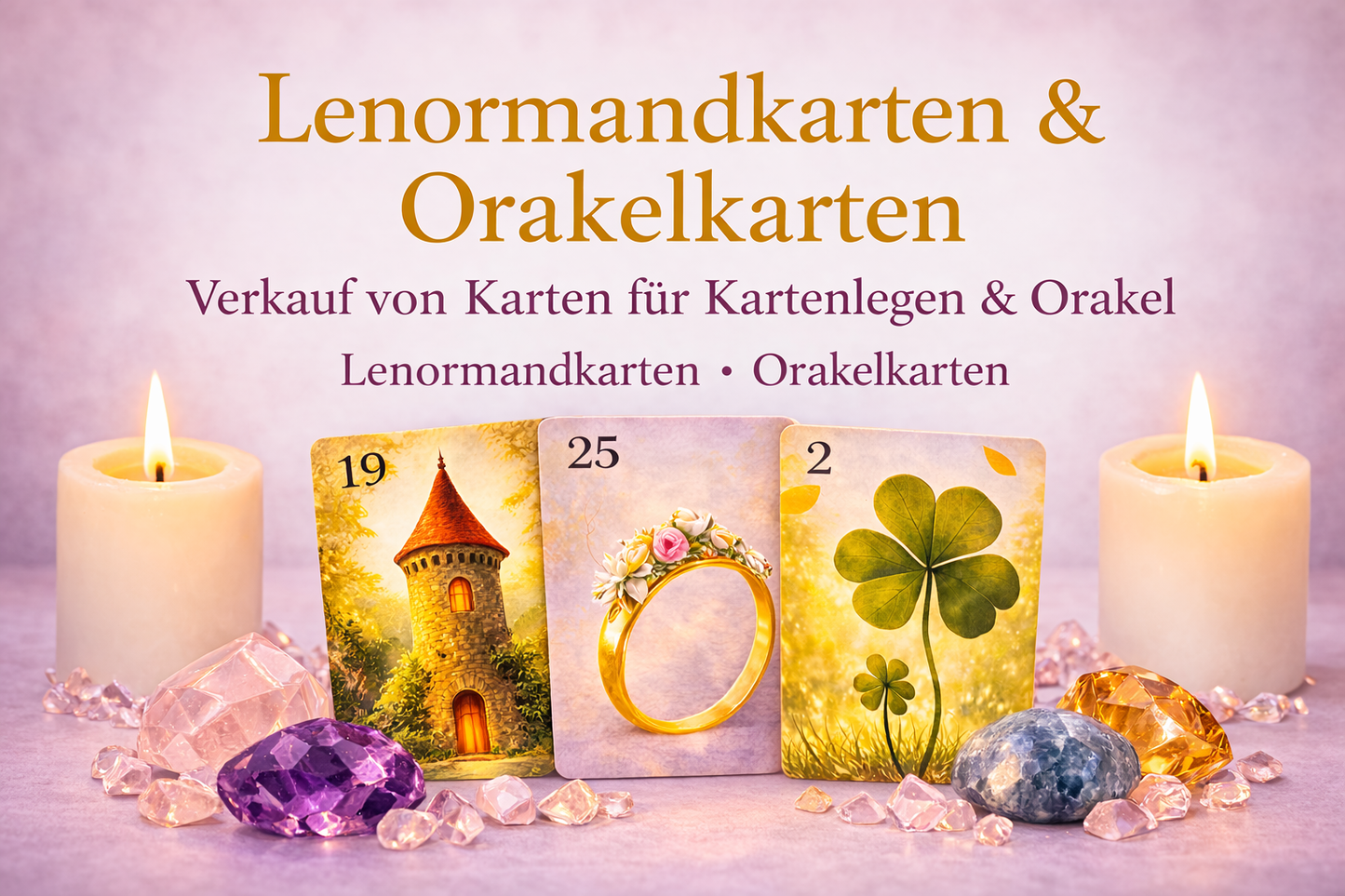 Zauberhaftes Lenormand Kartendeck 56 Karten