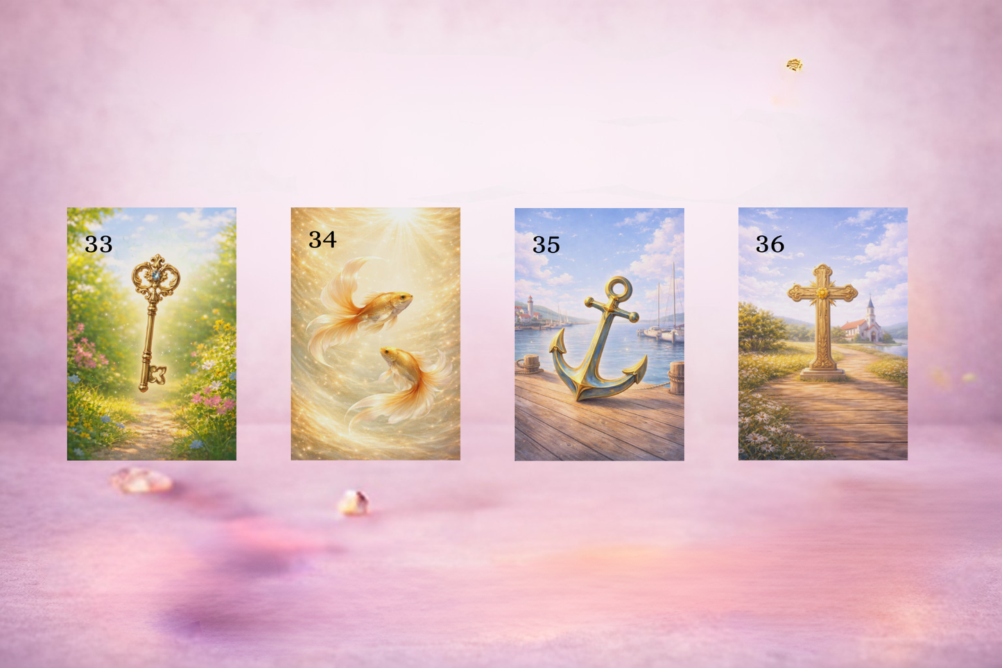 Zauberhaftes Lenormand Kartendeck 56 Karten