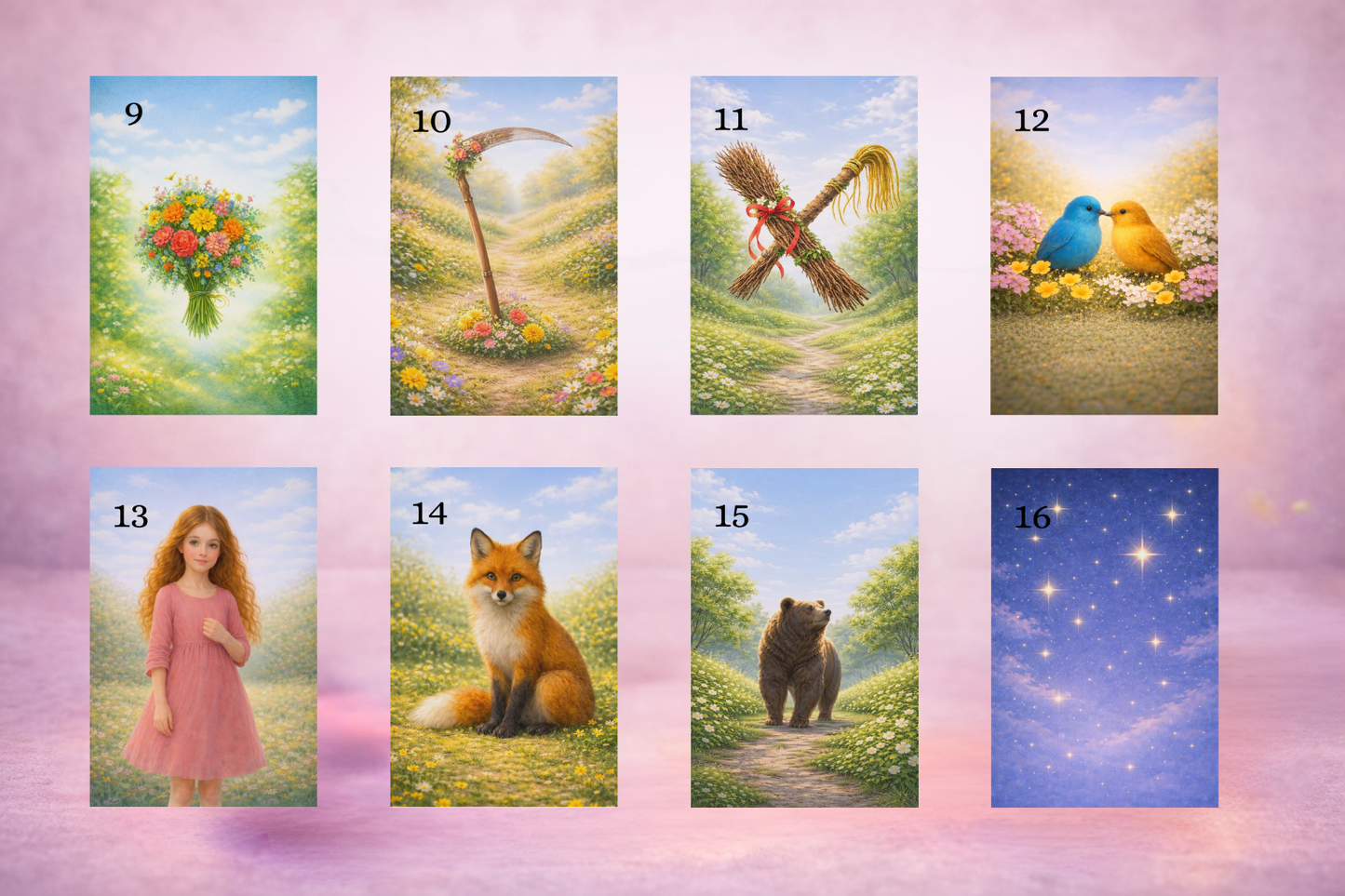 Zauberhaftes Lenormand Kartendeck 56 Karten