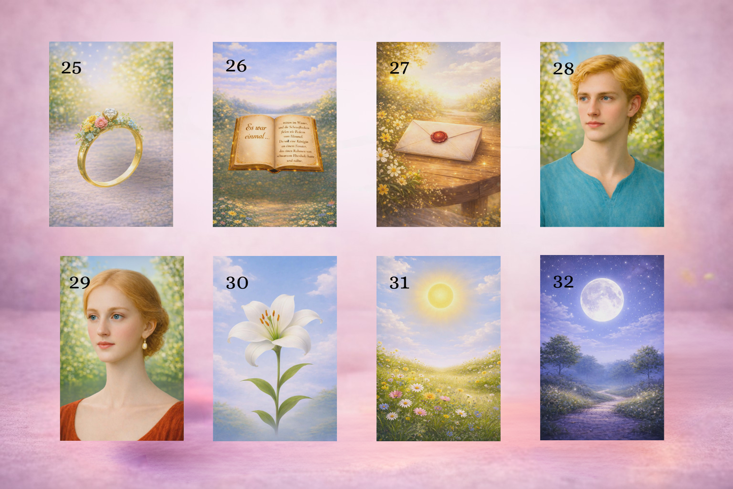 Zauberhaftes Lenormand Kartendeck 56 Karten