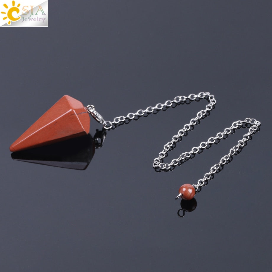 KRISTALLPENDEL ROSENQUARZ AMETHYST AVENTURIN