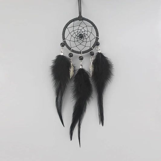 6 cm kleiner Dreamcatcher für ins Auto aufzuhängen im indischen Stil Feder nette Schlüsselkette kette kreativer Anhänger