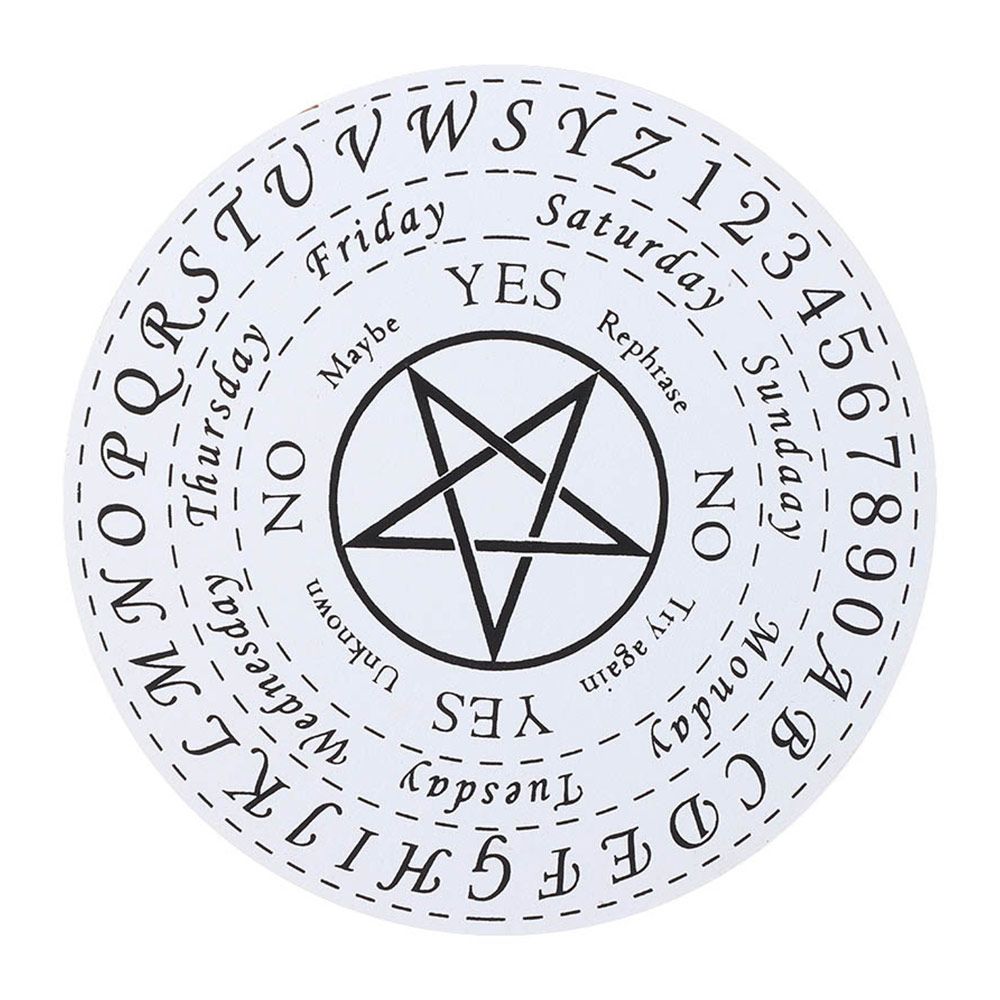 Holz-Wahrsage-Pendelbrett JA & NEIN Antwort, Wicca Witchboard