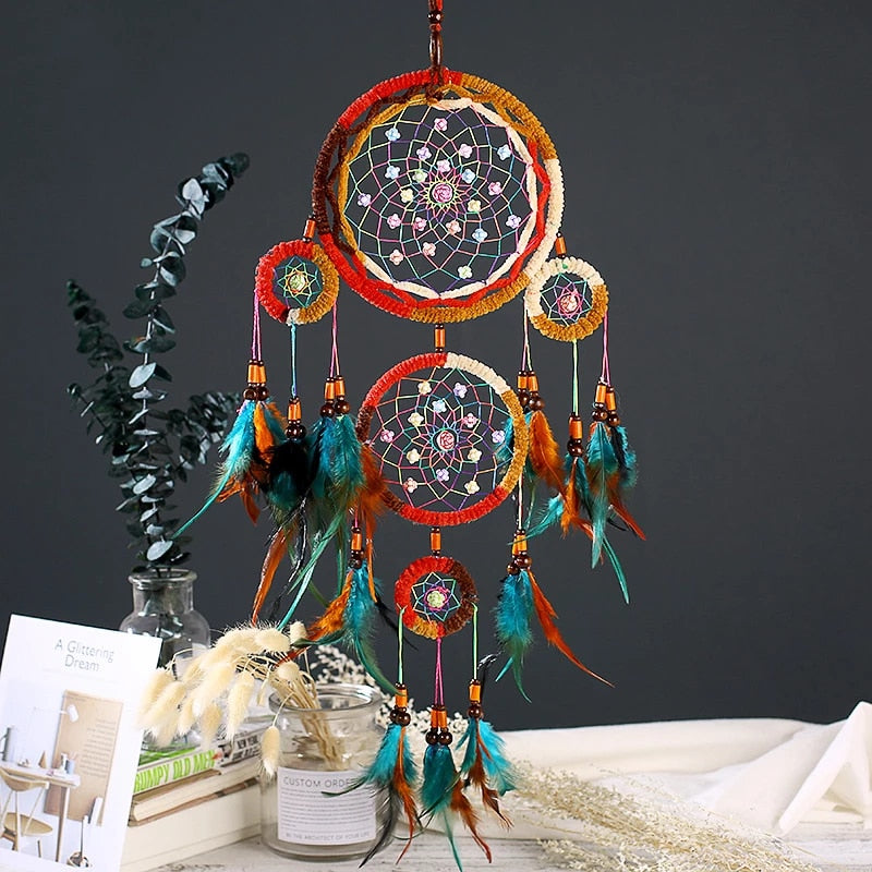 SUNFLOWER DREAM CATCHER MIT FERNBEDIENUNG