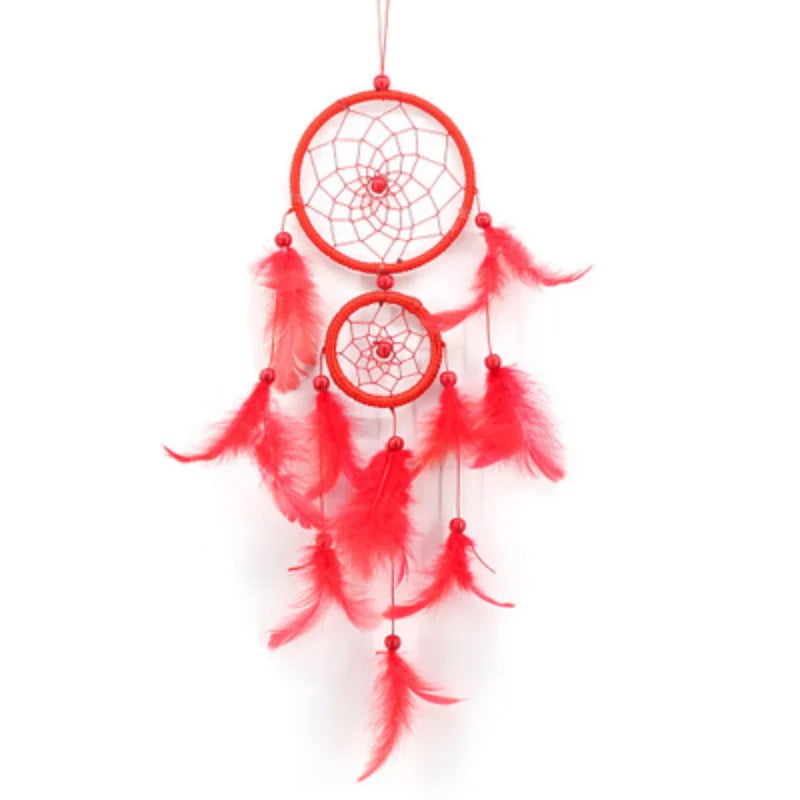 Traumfänger Raumdekor Feder Weberei, die den Traumwinkel Dreamcatcher Windspiele im indischen Stil religiöses Maskottchen