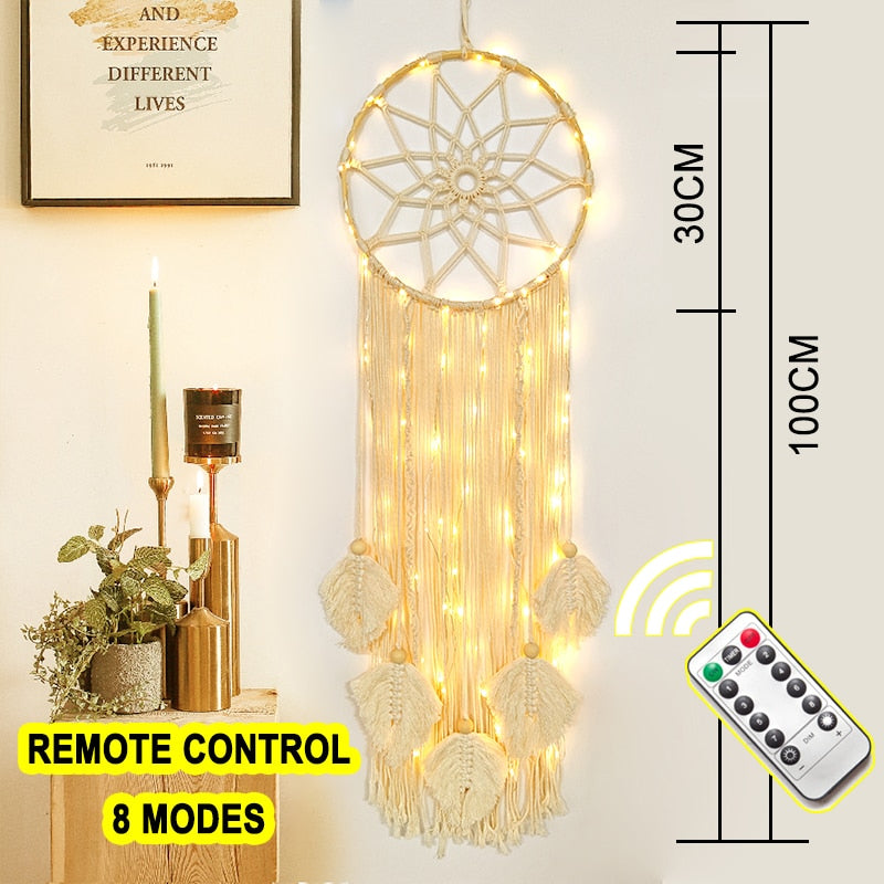 SUNFLOWER DREAM CATCHER MIT FERNBEDIENUNG