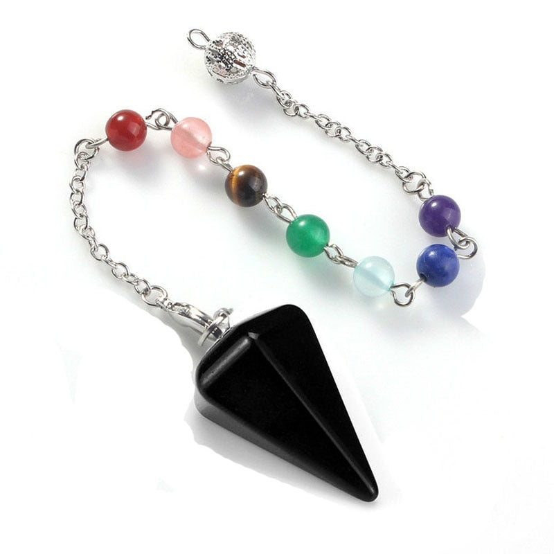 FARBENFROHER KRISTALLPENDEL 4 x 5CM