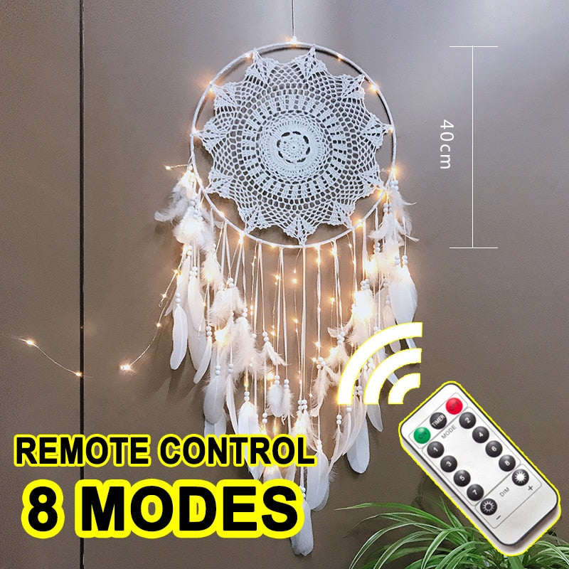 SUNFLOWER DREAM CATCHER MIT FERNBEDIENUNG