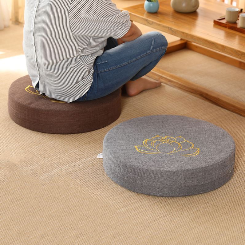 Yoga, Meditieren, Meditation Kissen, Rückenlehne Kissen, Tatami – Matte Abnehmbar und Waschbar