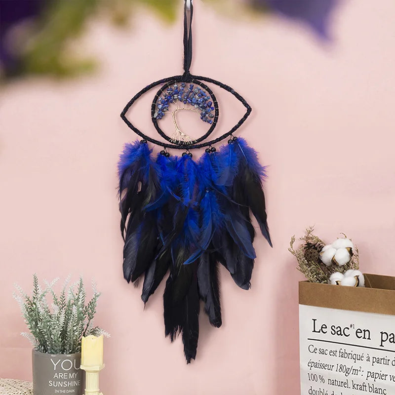 Dream Catcher Wohnkultur Schwarz Dreamcatcher, skandinavisches Dekor, Boho Wand, Hannig Ornament Geschenk