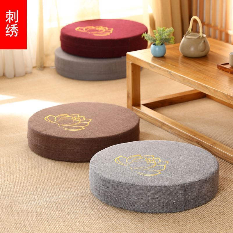 Yoga, Meditieren, Meditation Kissen, Rückenlehne Kissen, Tatami – Matte Abnehmbar und Waschbar