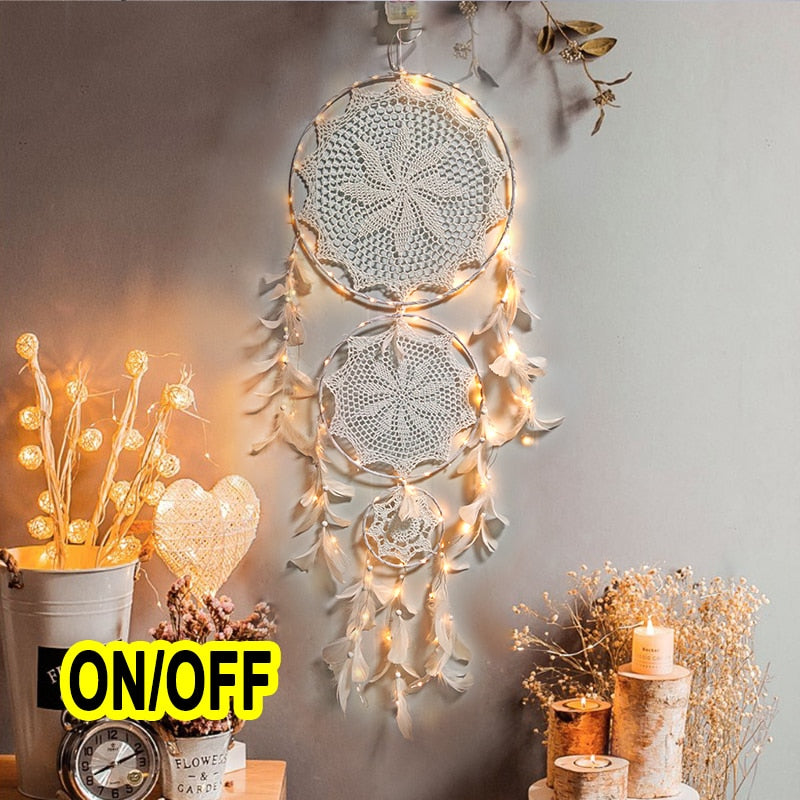 SUNFLOWER DREAM CATCHER MIT FERNBEDIENUNG