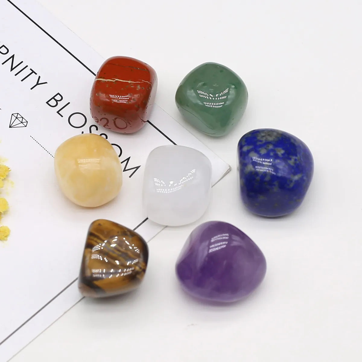 7 teile/Satz Reiki Natürliche Stein Fiel Steine Unregelmäßige Polieren Rock Quarz Yoga Energie Bead Für Chakra Healing Dekoration