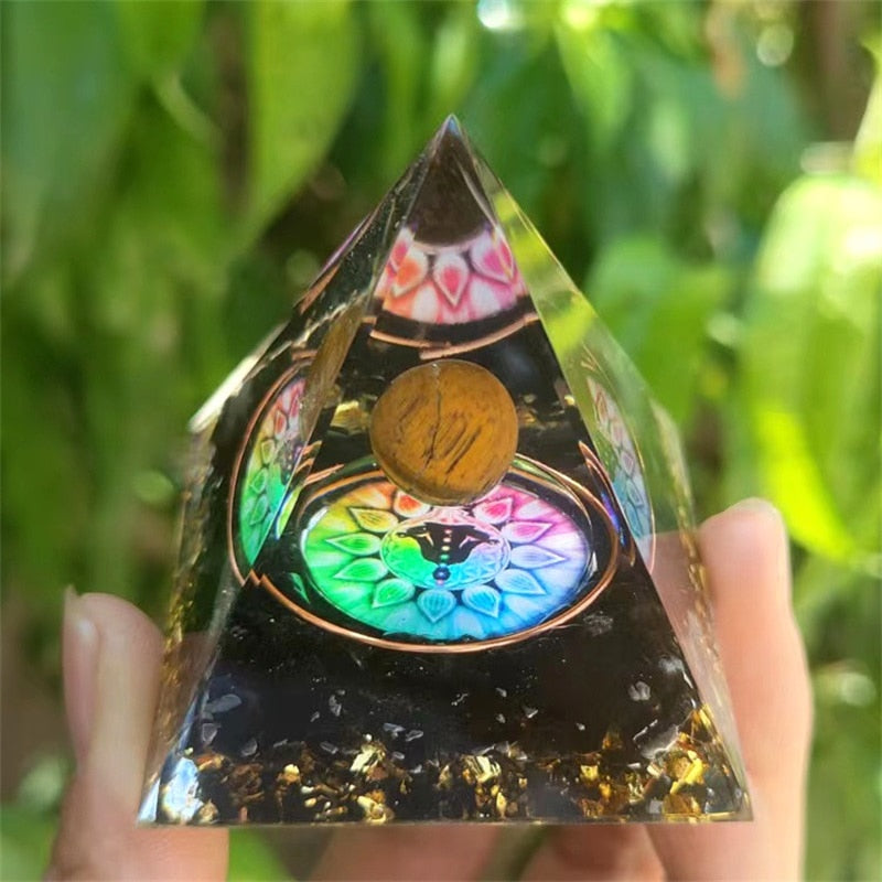 Kristall Pyramide, natürliche Steine, Home-Büro-Dekoration, Energie, Generator, Healing Reiki, Chakra-Meditation, Ornamente, Handwerk.