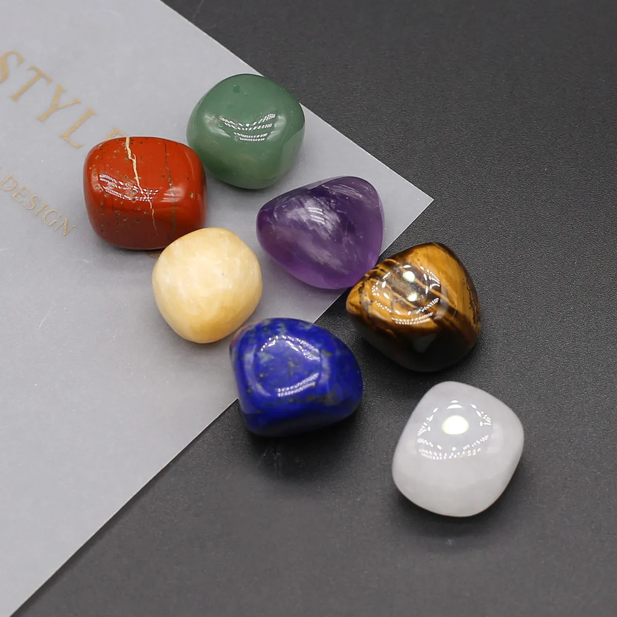 7 teile/Satz Reiki Natürliche Stein Fiel Steine Unregelmäßige Polieren Rock Quarz Yoga Energie Bead Für Chakra Healing Dekoration