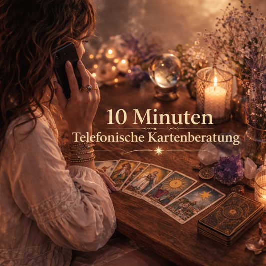10 Minuten Kartenlegen am Telefon
