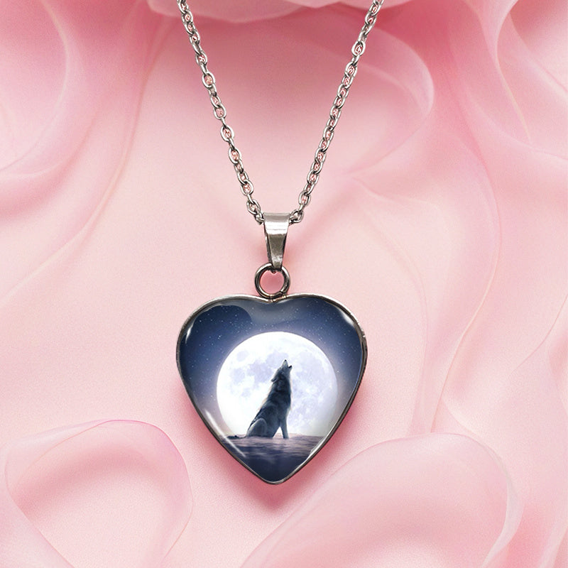 HALSKETTE MIT WOLF ANHÄNGER