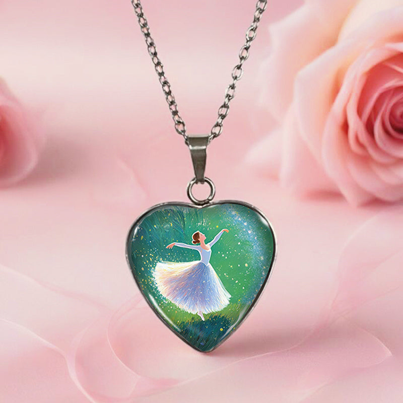 BALLETTÄNZERIN -HALSKETTE MIT ANHÄNGER