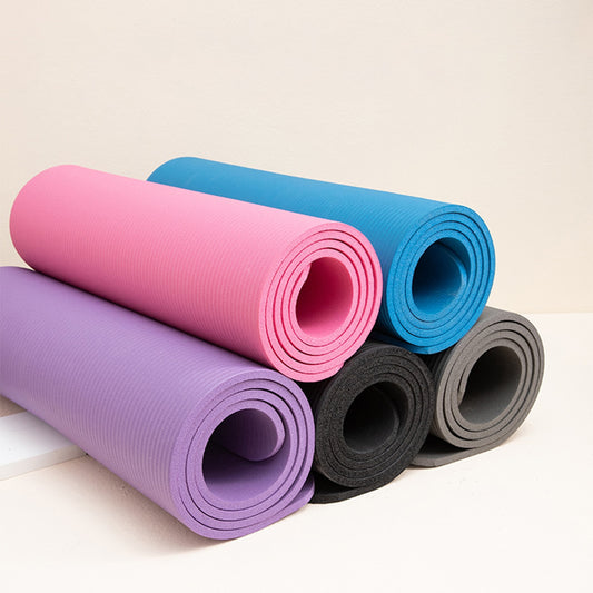 Lengthened NBR Yoga mat Widened and Thickened Dance Fitness Pad Exercise Pad Extra Long 183cm Sleeping Pad Home Exercise