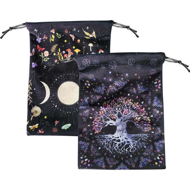 TAROT - KARTEN - TASCHE MIT MOND- DESIGN
