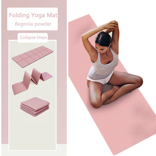 Yoga matten Yoga, Meditation rutsch feste faltbare Pilates, Gymnastik matte weiche stoß dämpfende, leicht zu reinigende Matte